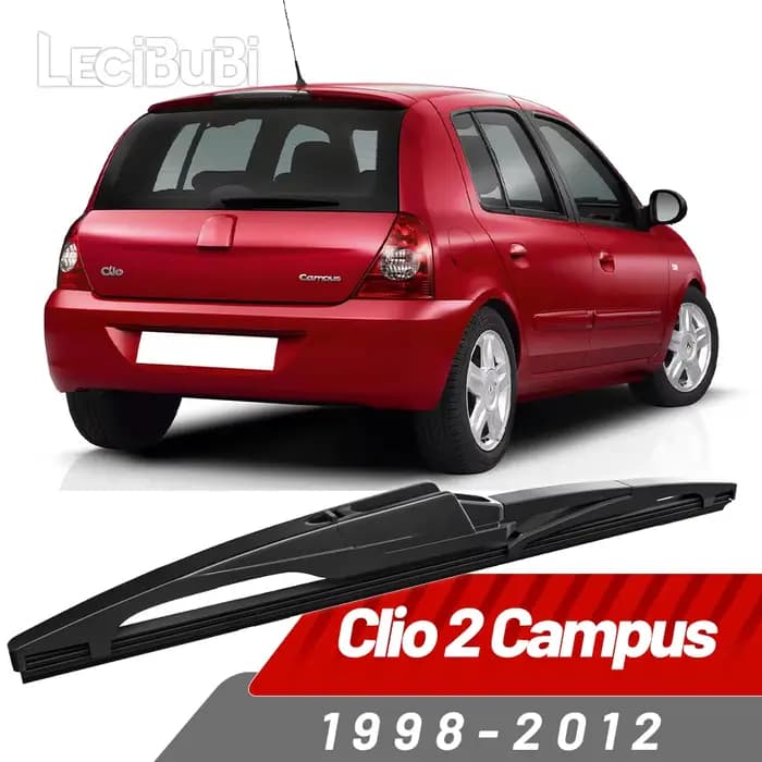 Balai d'essuie-glace arrière, accessoires d'essuie-glace pour Renault Clio 2 Campus 1998-2012 1999 2
