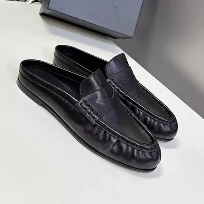 Dilalula 2026 Mules en cuir véritable pour femmes
