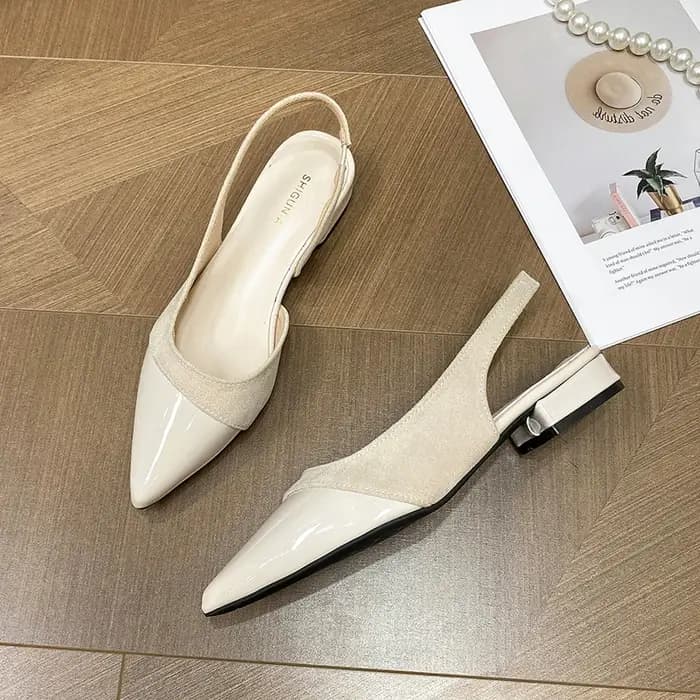 Nouvelle couverture orteil femmes sandales mode sans lacet Singbacks chaussures Eelgant extérieur talon bas Sandalias