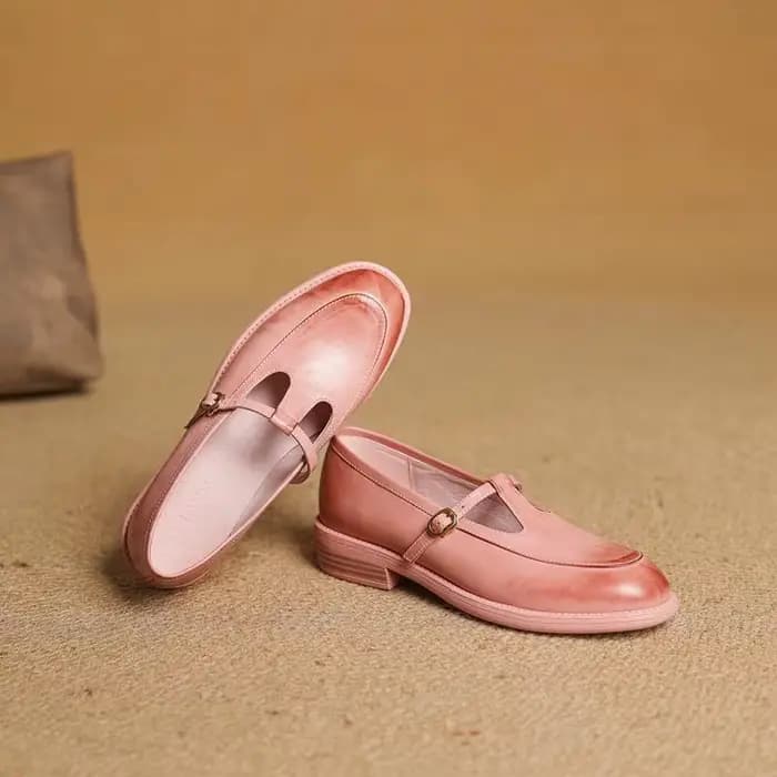 MORAZORA 2026 Nouvelles Chaussures en Cuir Véritable pour Femmes, Type Oxford à Boucle, Plateformes