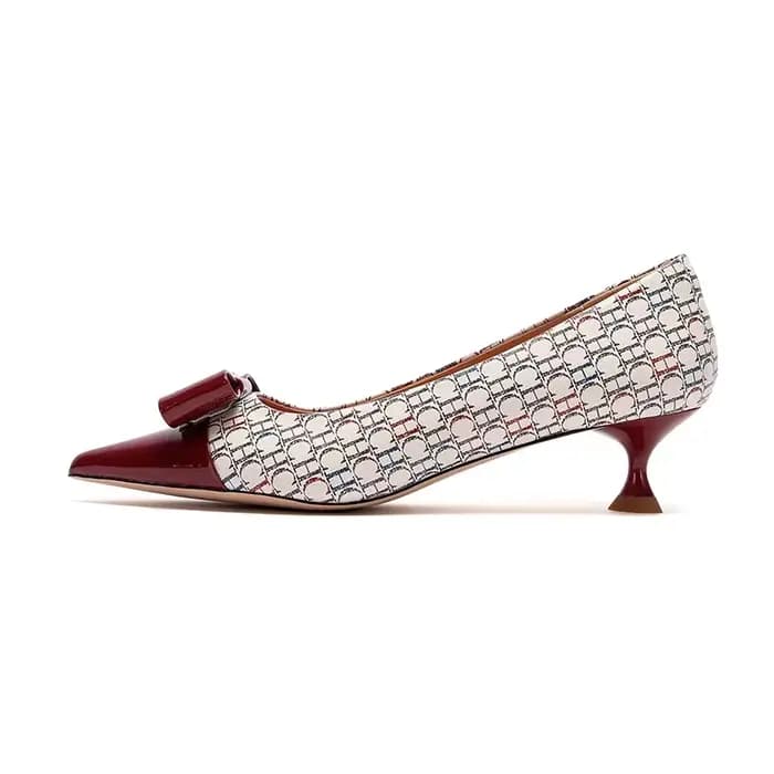 Chaussures à Talons Hauts et Pointus pour Femme, Élégantes, à la Mode, Style Britannique, Patchwork