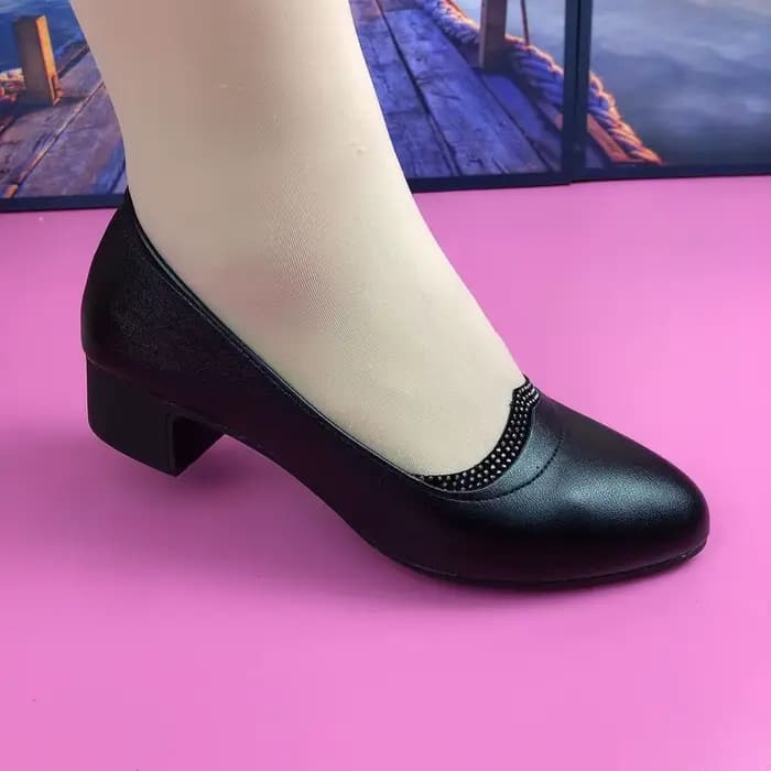 Escarpins femme rouge mocassins formels chaussures pour femmes talons épais bloc talon concepteur de