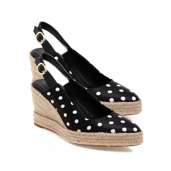 EAGSITY Espadrilles à plateforme pour femmes