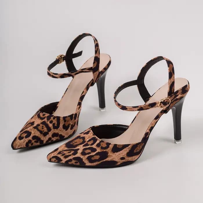 Escarpins sexy léopard à talon très haut pour femme