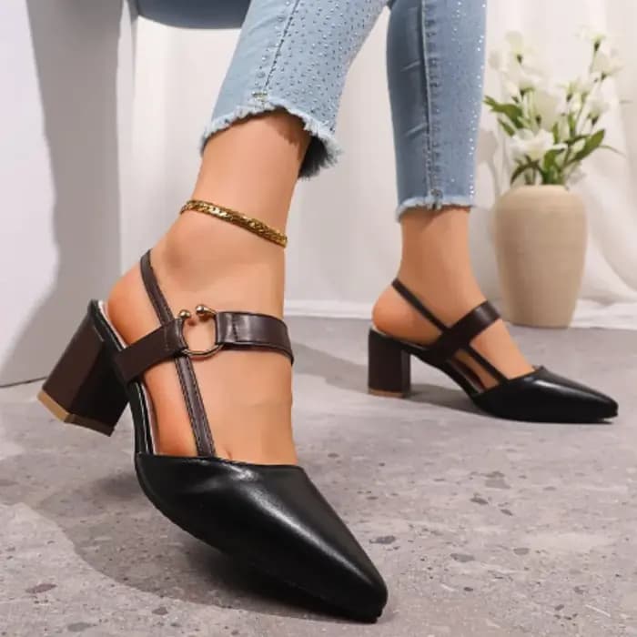 Chaussures pour femmes tendance 2025 chaussure véritable talon moyen bloc talons miroir luxe concepteur grosses sandales dames Sexy sandale
