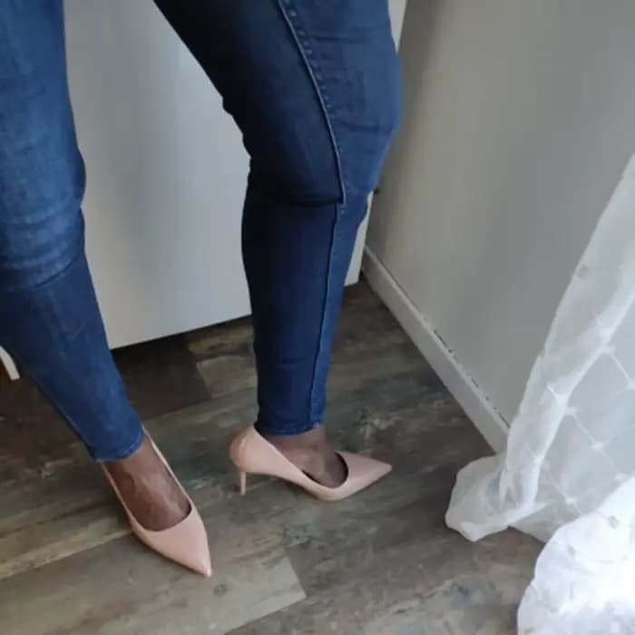 Femmes 7.5cm 10.5cm talons hauts mariage mariée classique pompes dame Scarpins en cuir métallique