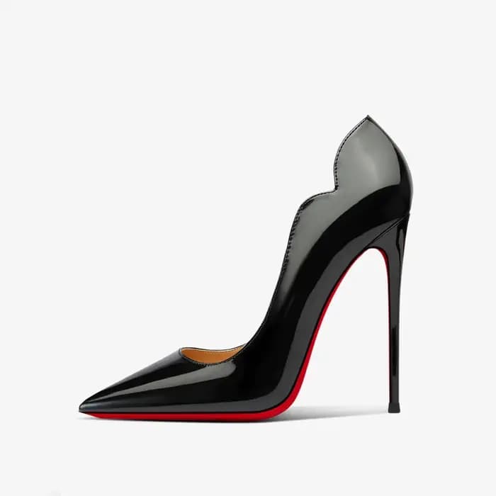 Nouvelles Chaussures à Talons Hauts en Cuir Verni Nude 2026 pour Femmes – Escarpins Professionnels à Bout Pointu, Style Tendance pour le Travail et les Célébrités d'Internet