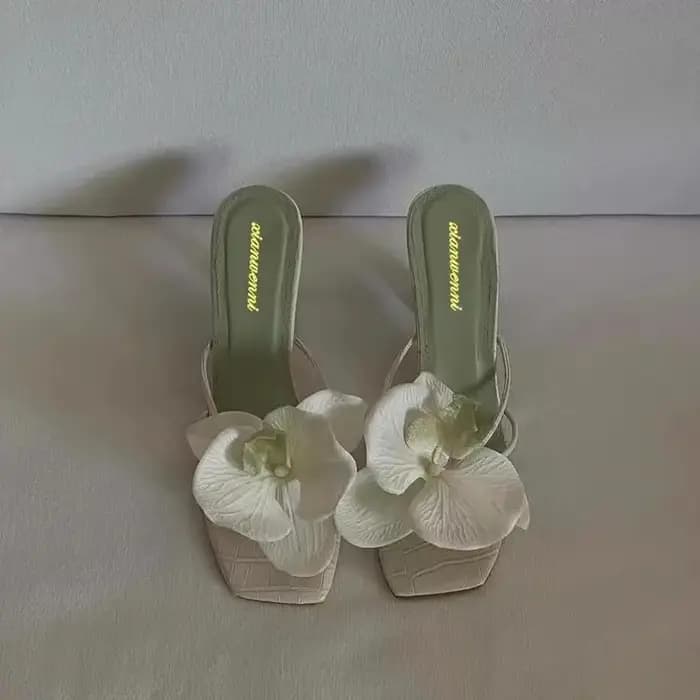 Oulylan talons hauts pantoufles décontracté été chaussures pour femmes de luxe