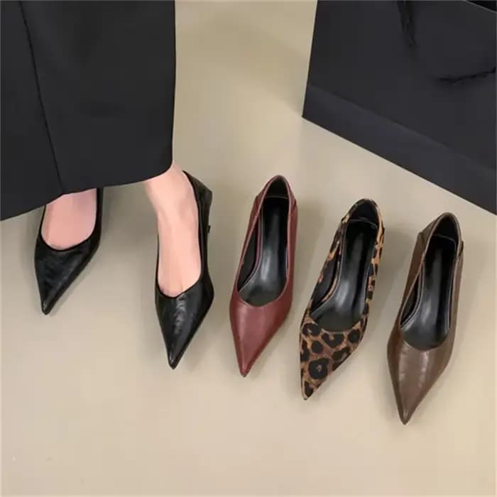 Eilyken-Escarpins à imprimé léopard pour femmes