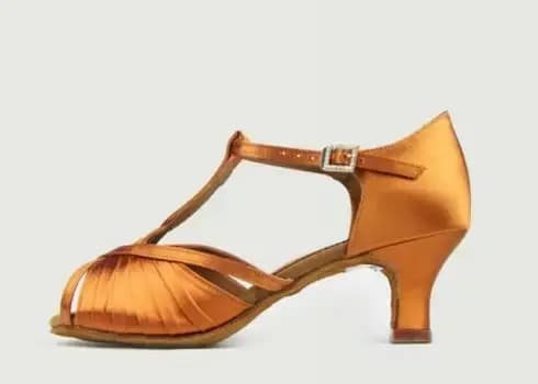 Chaussures de danse en Satin importé pour femmes, talon haut, semelle souple, Style personnalisé, nouvelle collection 2392