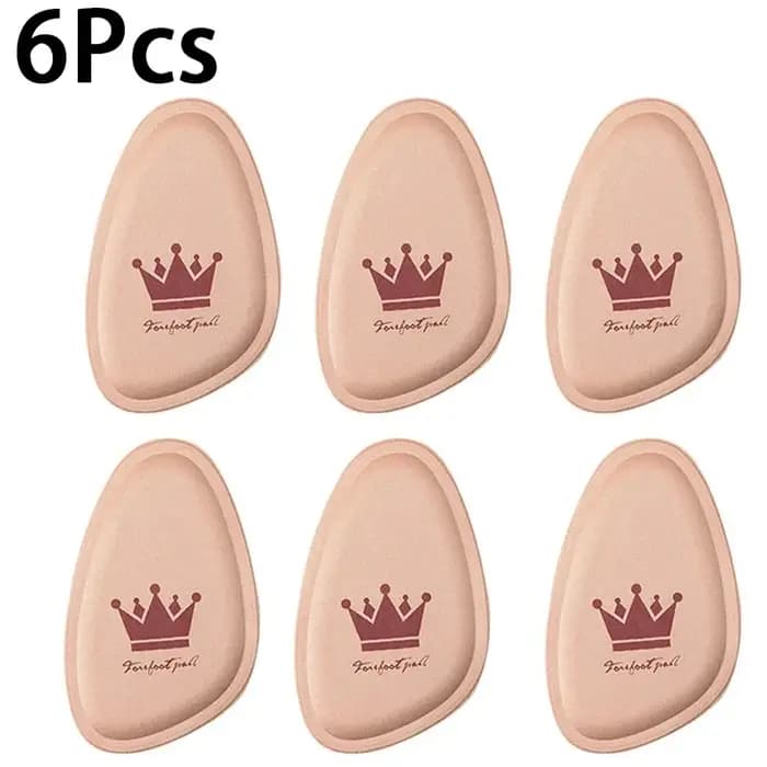 Femmes avant-pied coussinet soulagement de la douleur insérer demi-taille semelles antidérapantes coussin chaussure respirant absorbant la transpiration coussinets pour chaussures