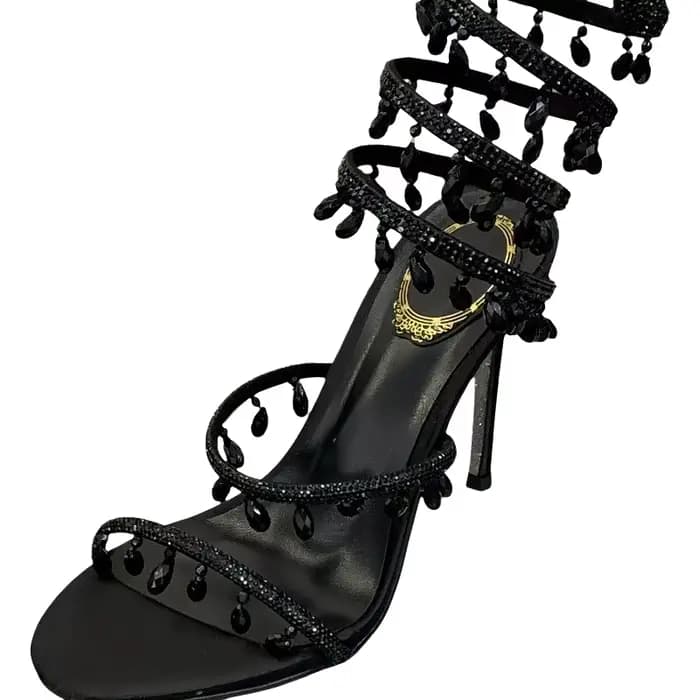 Sandales de mariage élégantes à talons aiguilles ultra-fins
