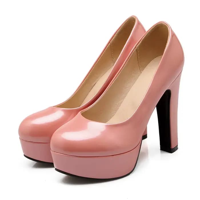 Dousin Partin – escarpins à plateforme en cuir Pu pour femmes, chaussures à talons hauts carrés, élé