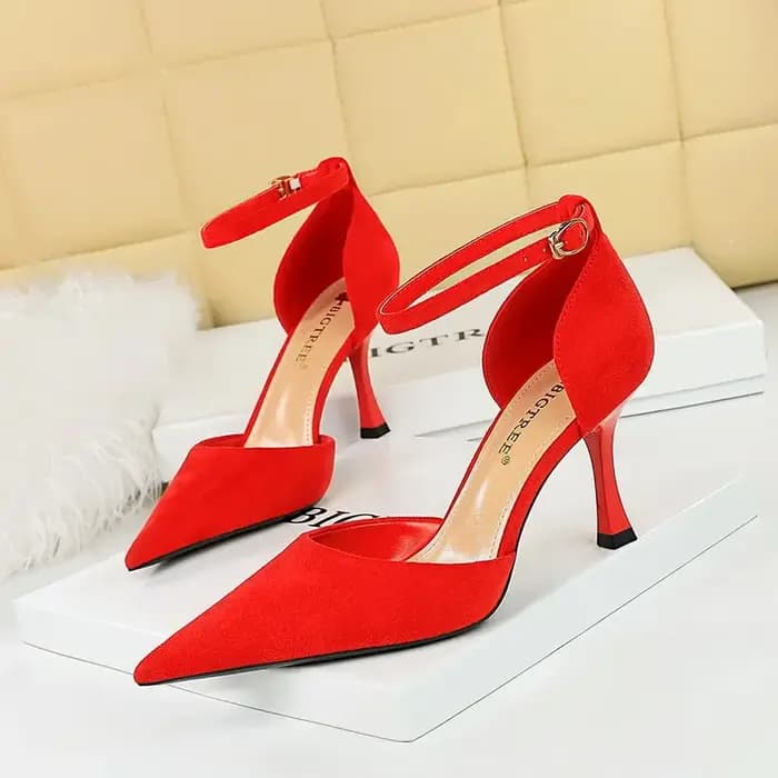 Sandales de Bal Concise à Talons Hauts de 8cm pour Femme